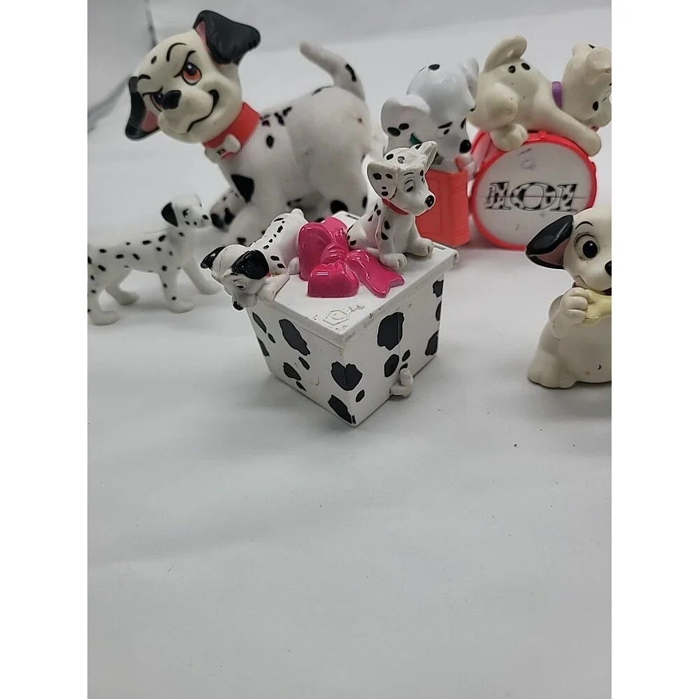 101 Dalmations Toys Lot of 7 Disney Figures RARE Vintage Toys PVC